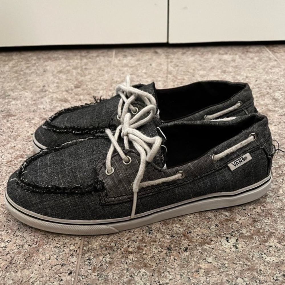Vans Zapato Del Barco Boat‎ Shoes Women’s Size 6 - Picture 5 of 11